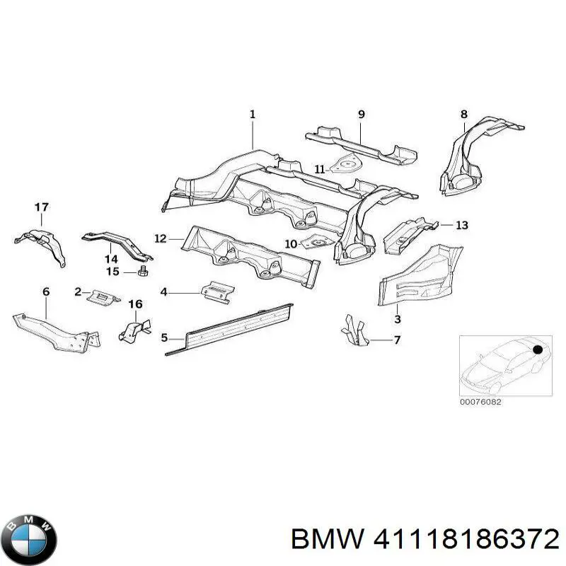 Купити 41118186372 BMW 