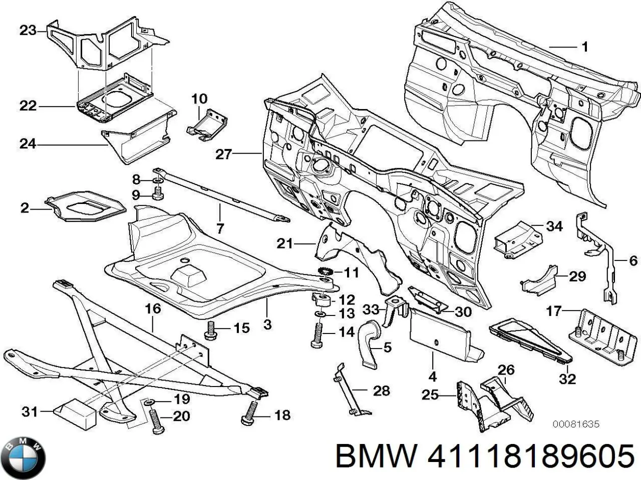 41118189605 BMW 