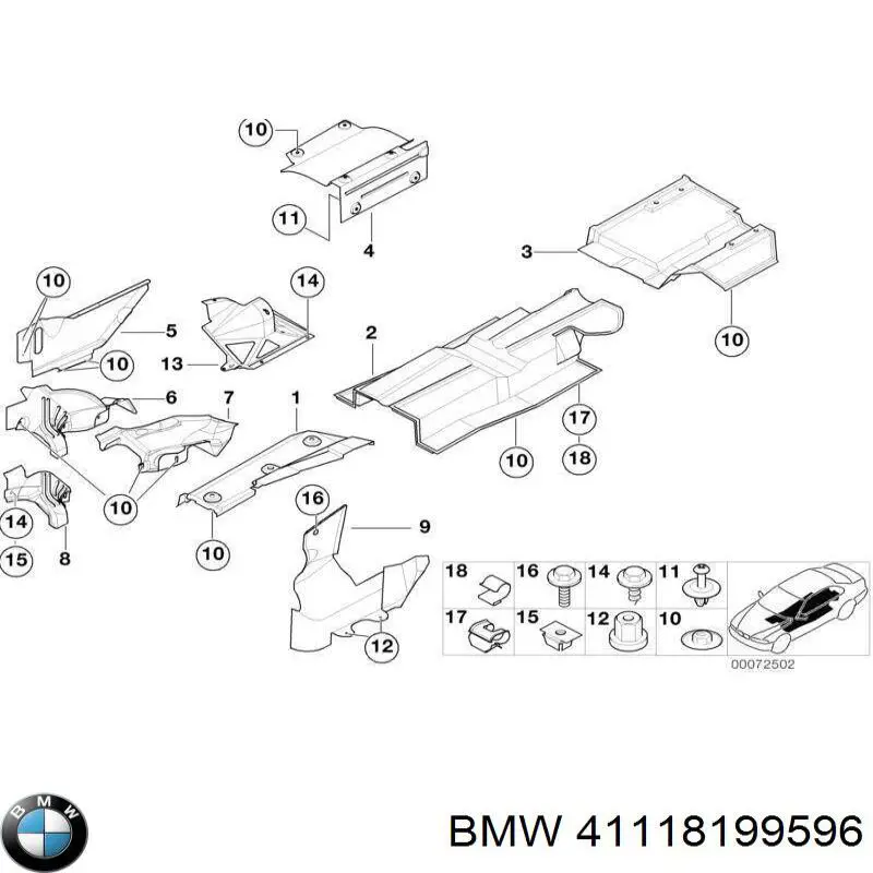  BMW 41118199596 ціна, від 28.62 USD