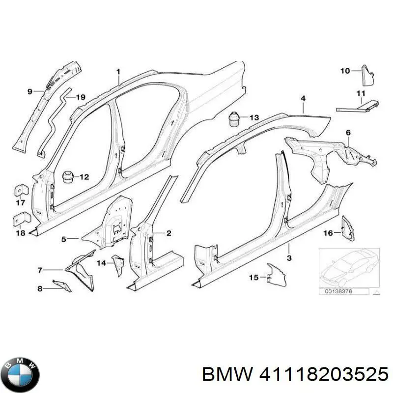 41118203525 BMW 