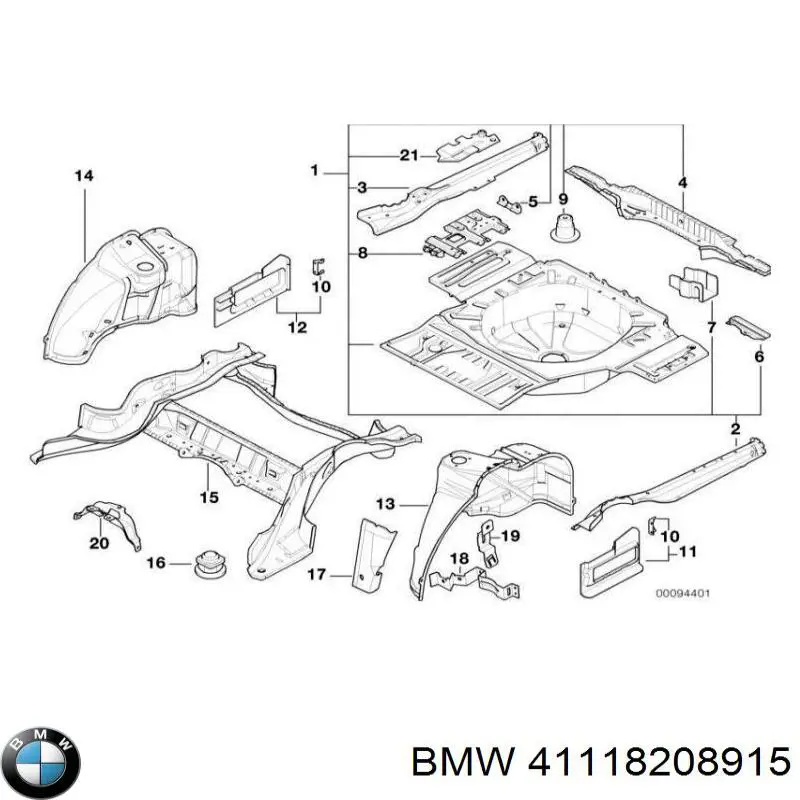  BMW 41118208915 ціна, від 212.83 USD