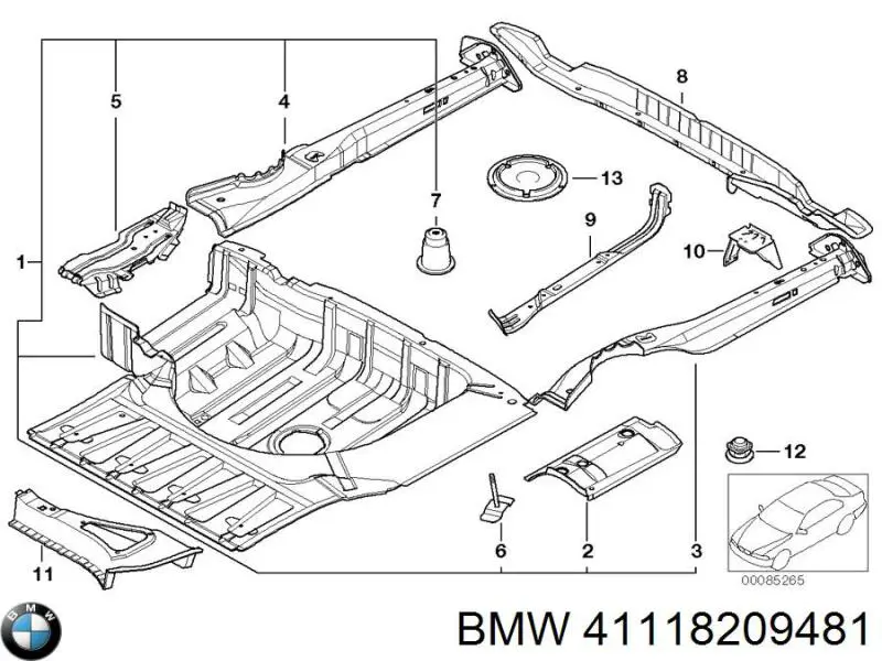 Купити 41118209481 BMW 
