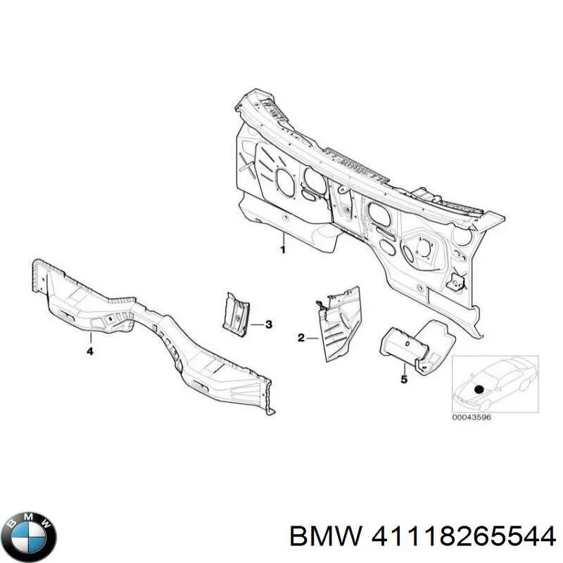 Купити 41118265544 BMW 