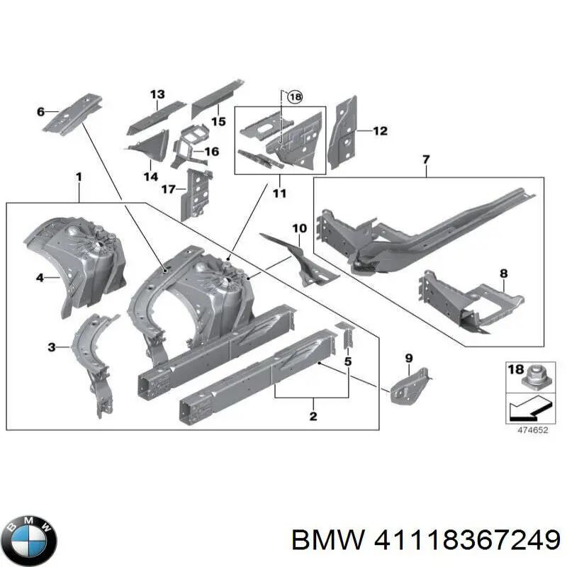 BMW 41248185432 ціна, від 4.49 USD