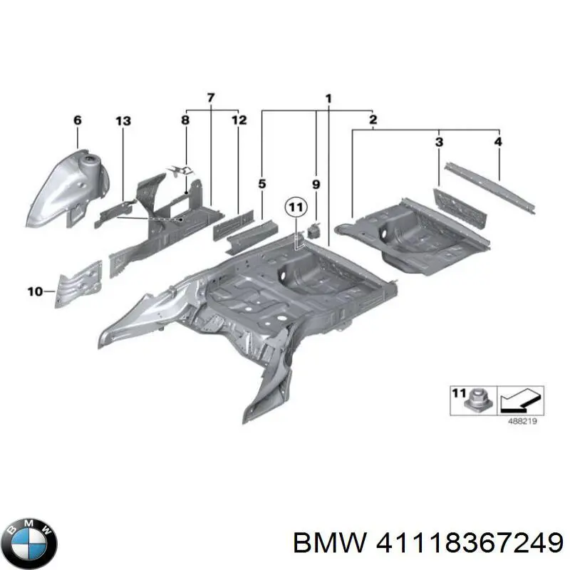 Купити 41248185432 BMW 