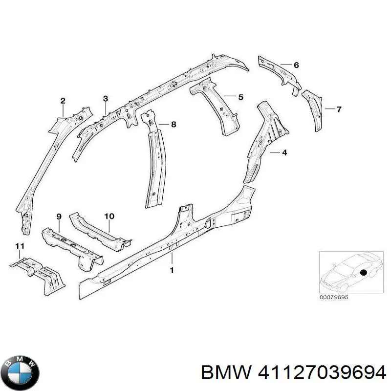 Купити 41127039694 BMW 
