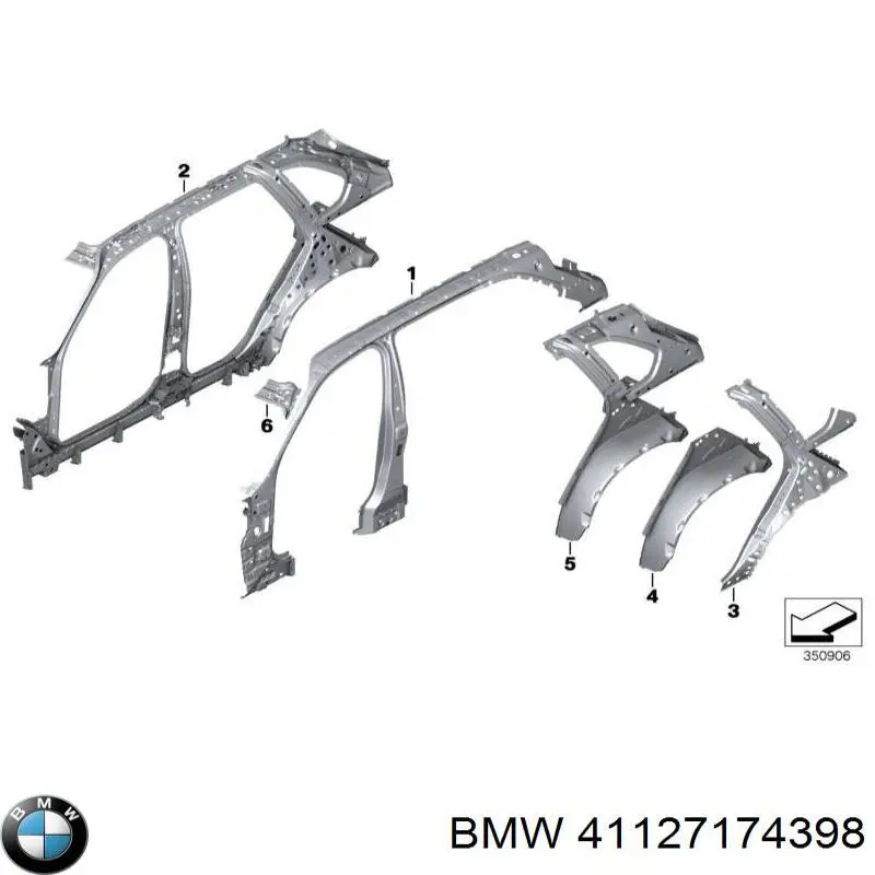 Купити 41127174398 BMW 