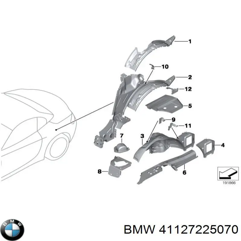  BMW 41127225070 ціна, від 179.97 USD