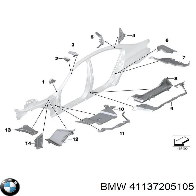 41137205105 BMW 