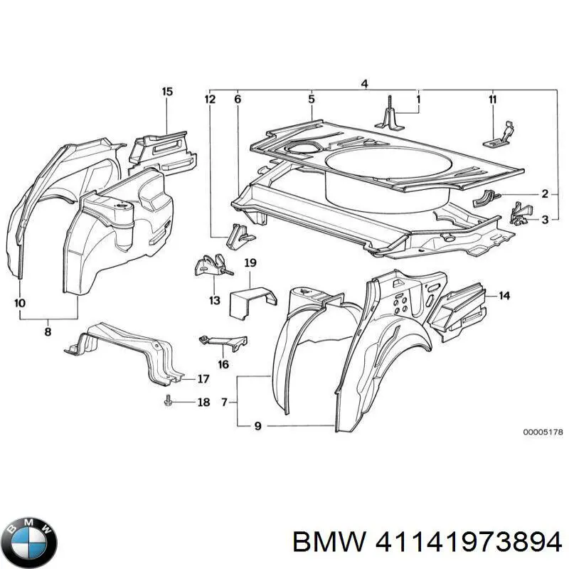  BMW 41141973894 ціна, від 210.05 USD