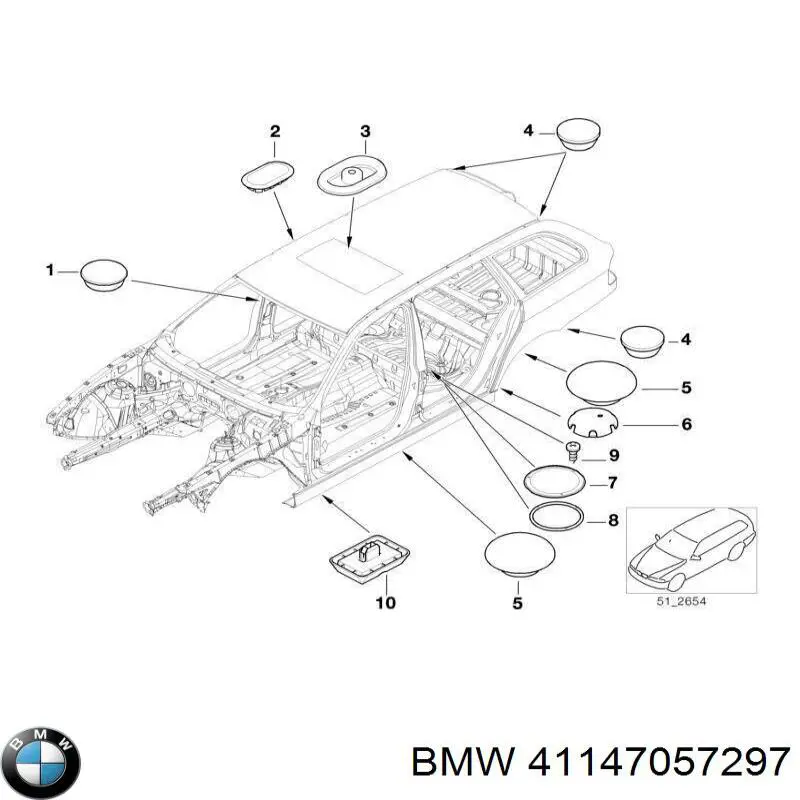 Купити 41147057297 BMW 