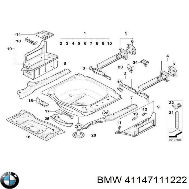 Купити 41147111222 BMW 