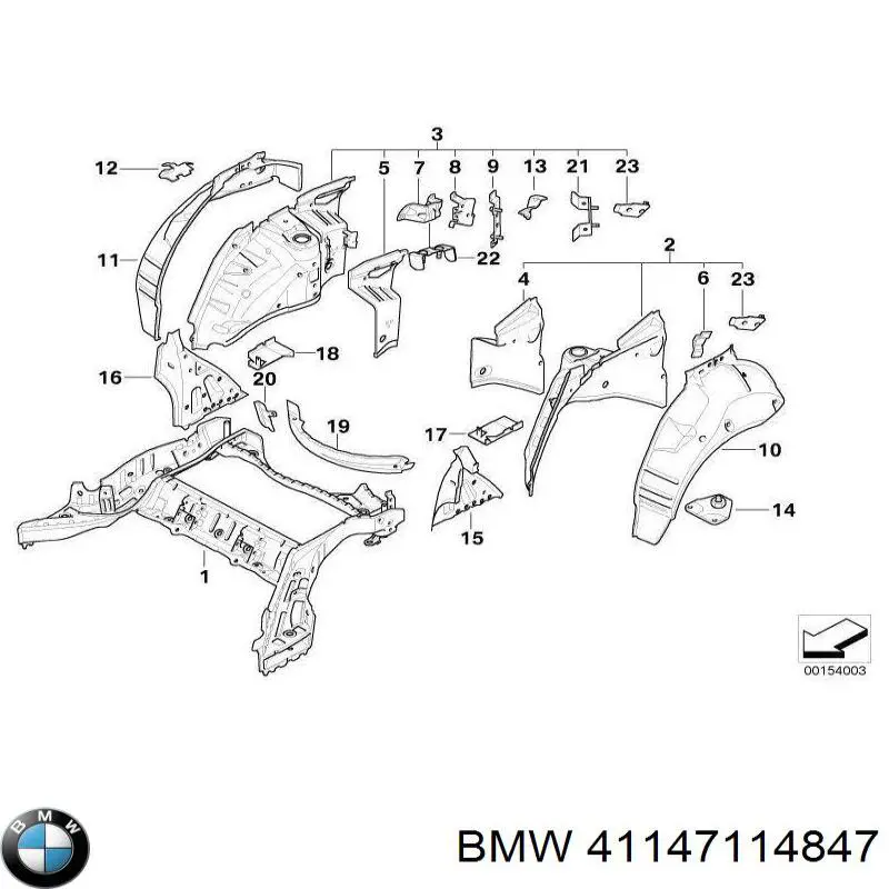 41147114847 BMW 