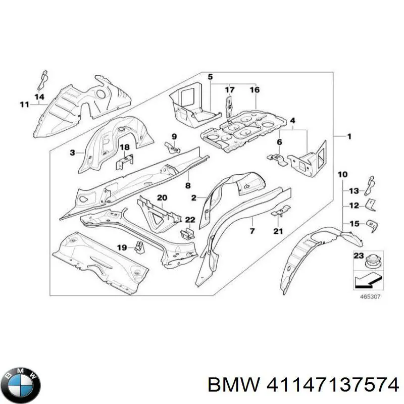  BMW 41147137574 ціна, від 88.69 USD