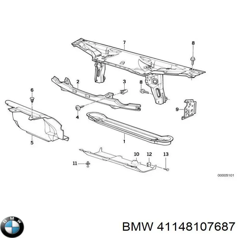  BMW 41148107687 ціна, від 26.34 USD