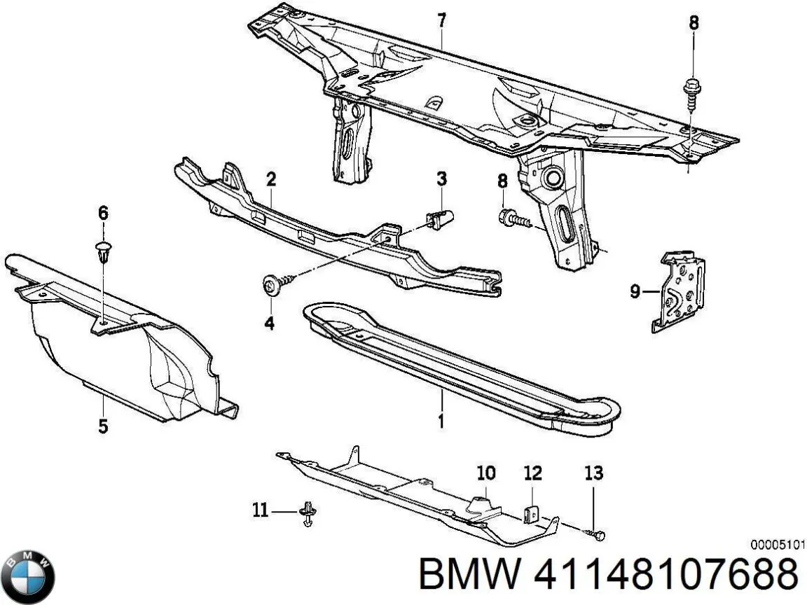 Купити 41148107688 BMW 