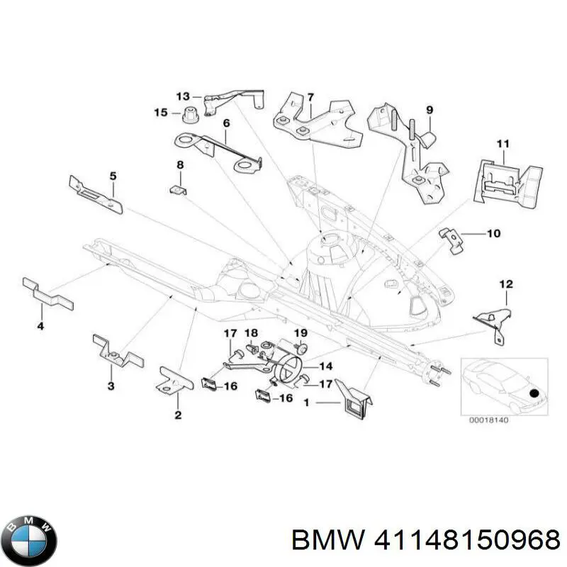  BMW 41148150968 ціна, від 28.49 USD
