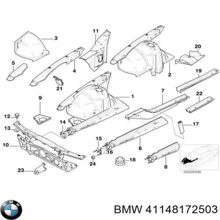  BMW 41148172503 ціна, від 324.48 USD