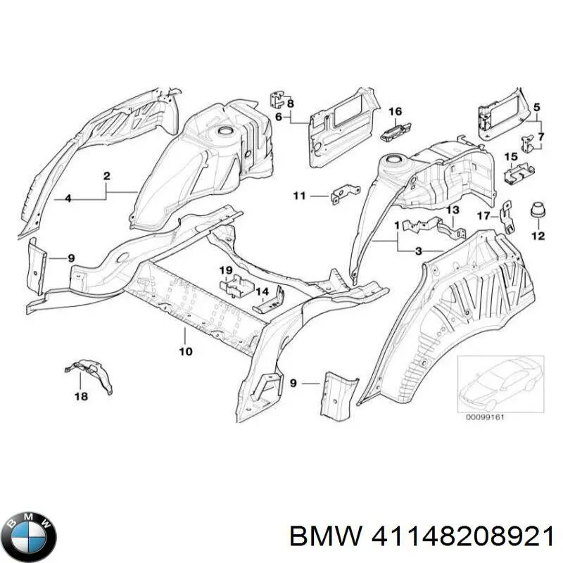 Купити 41148208921 BMW 