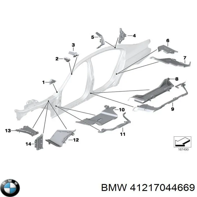  BMW 41217044669 ціна, від 11.40 USD