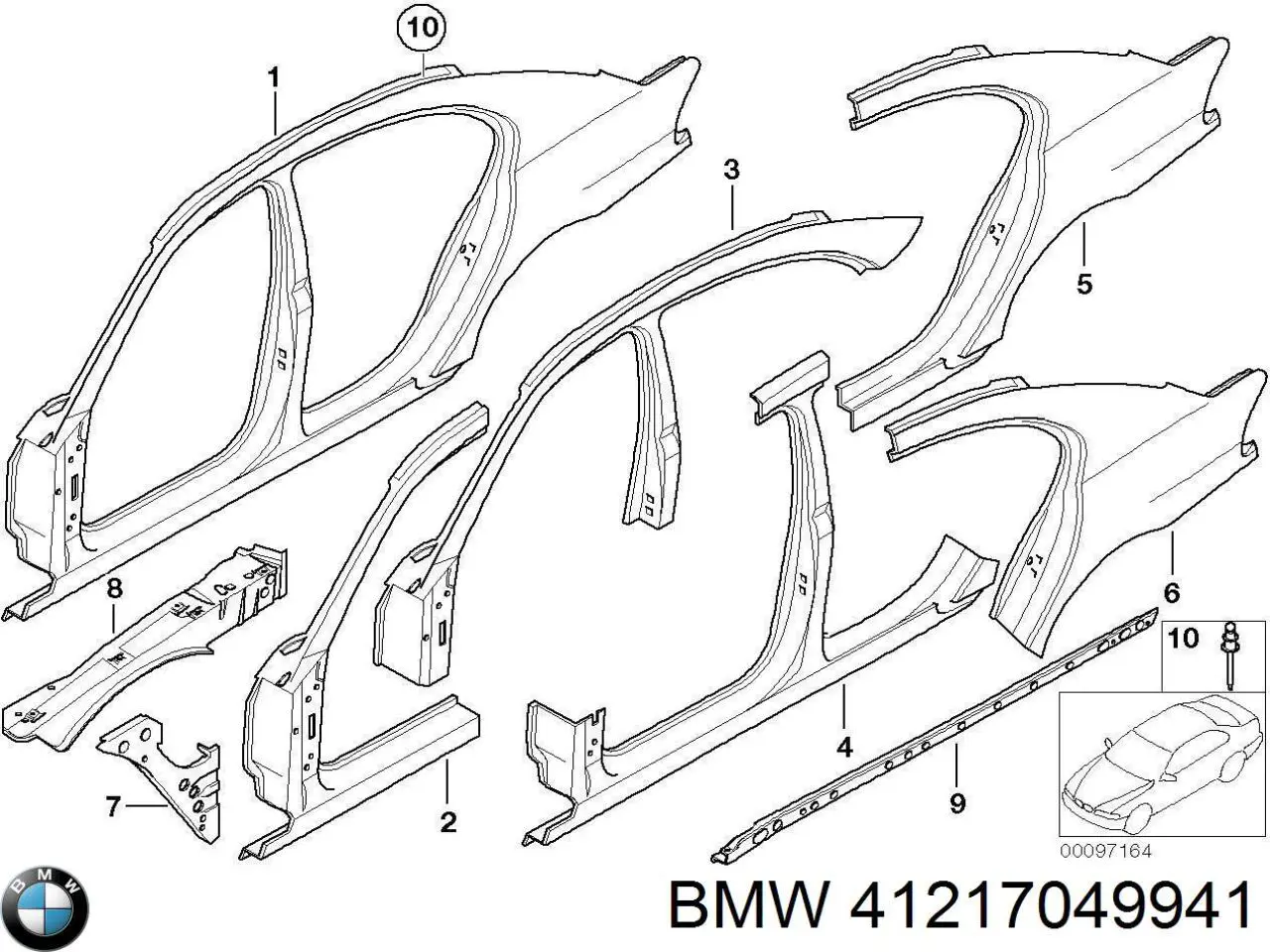 Купити 41217049941 BMW 