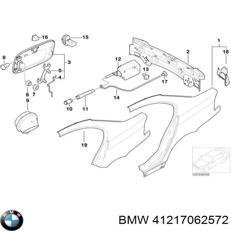 Ремчасть кузова права на BMW 3 (E46)