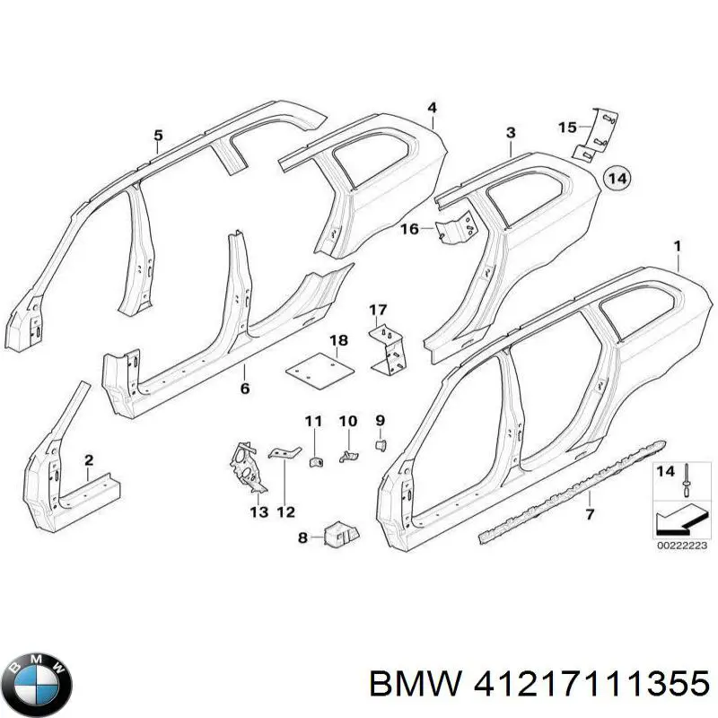 Купити 41217111355 BMW 