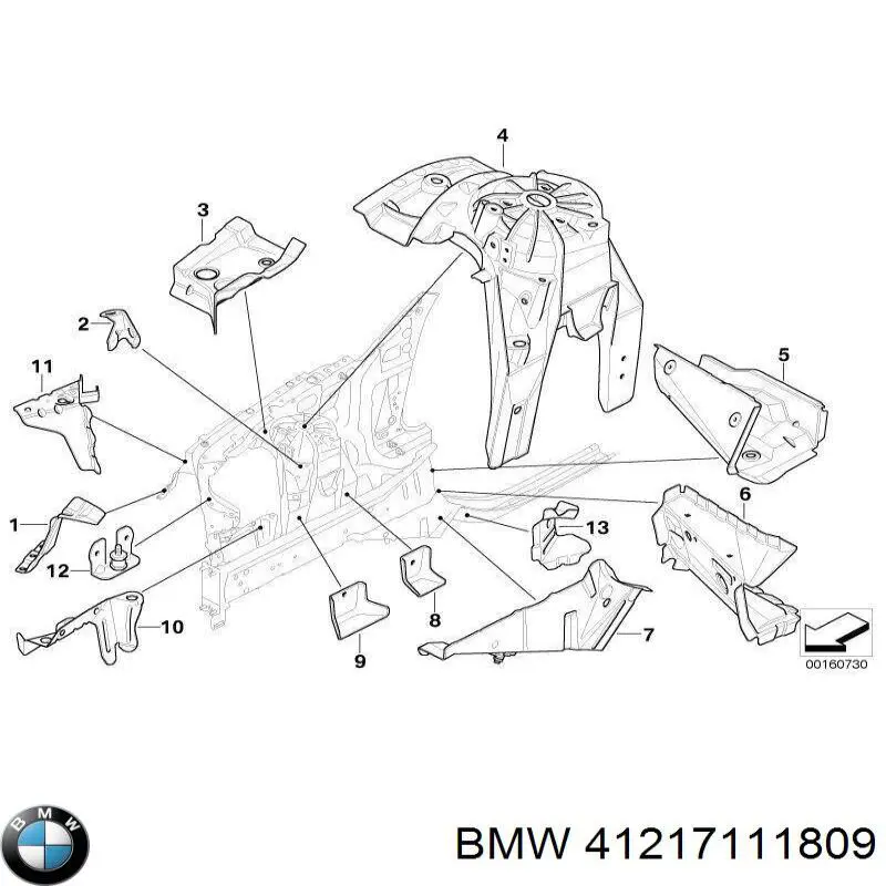  BMW 41217111809 ціна, від 38.01 USD