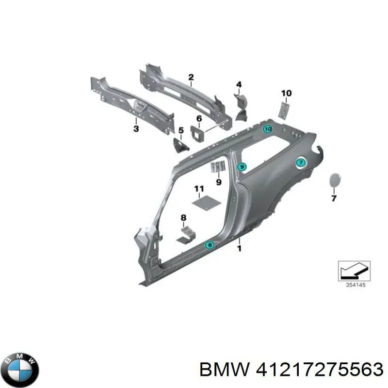 Купити 41217275563 BMW 