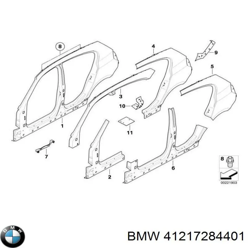  BMW 41217284401 ціна, від 21.99 USD