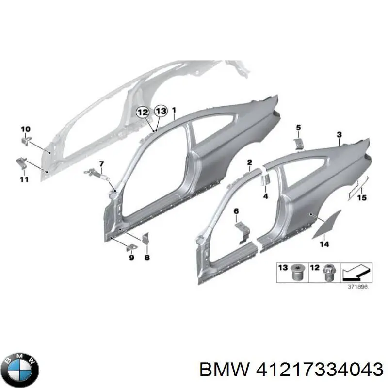  BMW 41217334043 ціна, від 46.89 USD