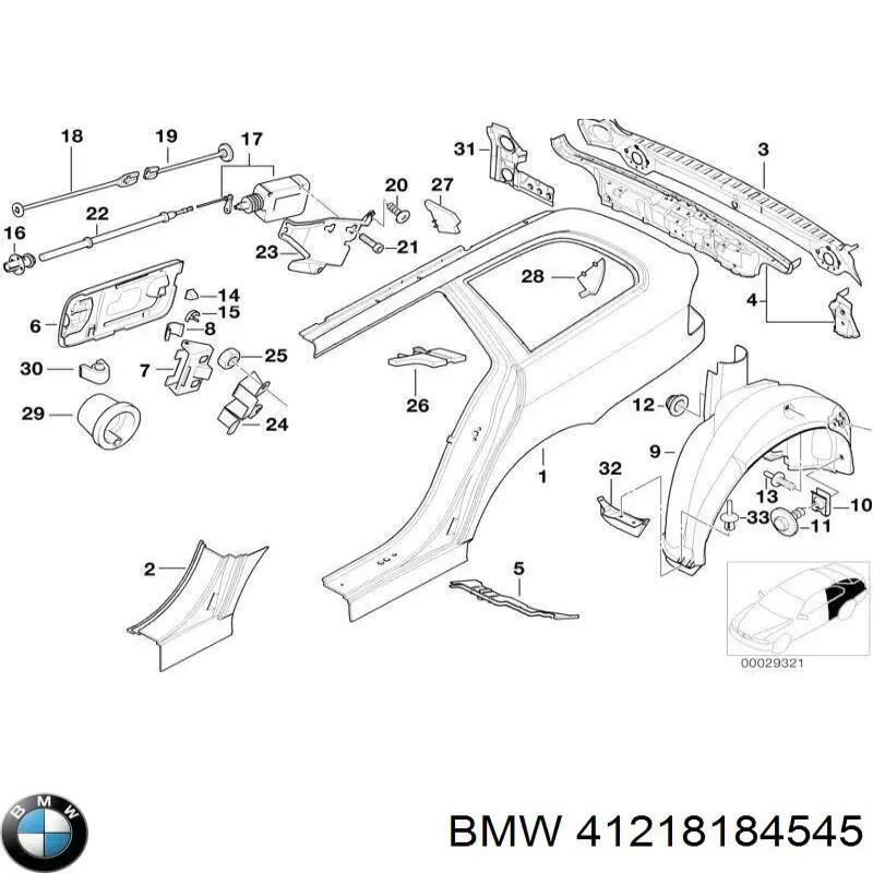 41218184545 BMW 