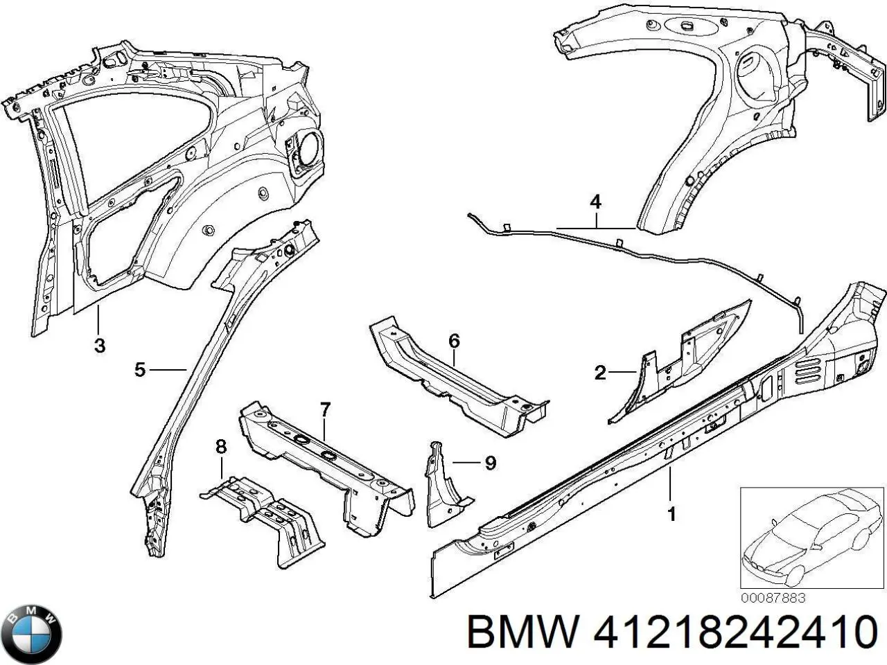 Купити 41218242410 BMW 