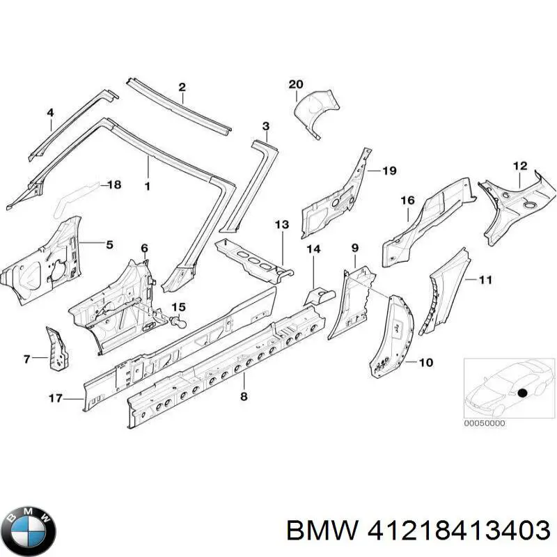 41218413403 BMW 