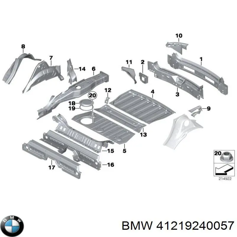  BMW 41219240057 ціна, від 48.92 USD