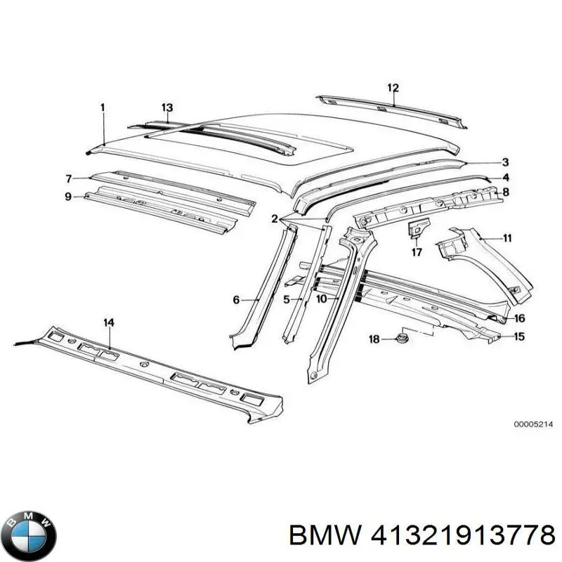 Купити 41321913778 BMW 