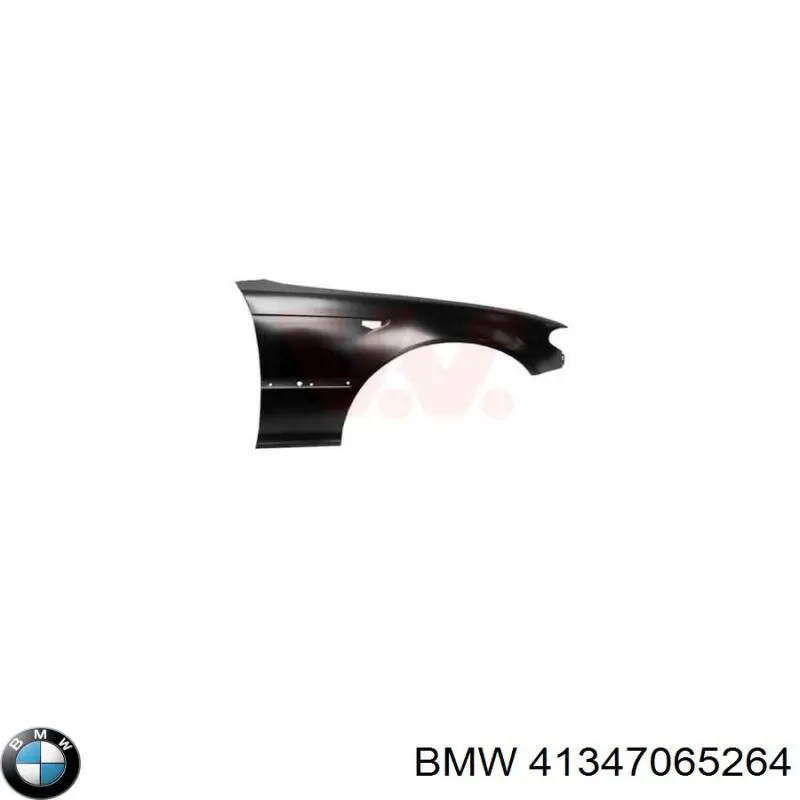 Крило переднє праве 4max 6504040061318P ціна, від 177.51 USD