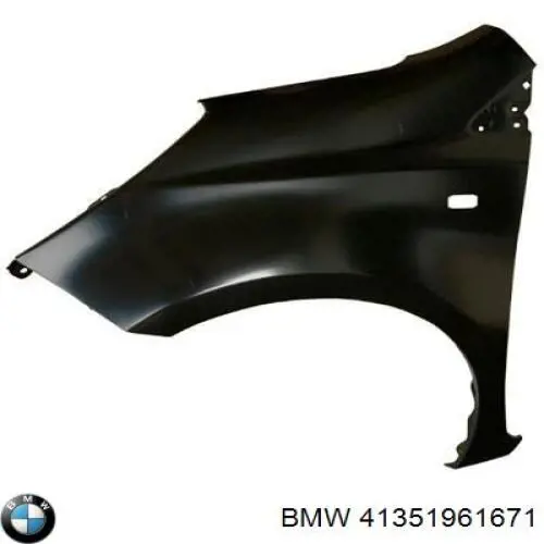 Бічна частина передня ліва BMW 41351961671