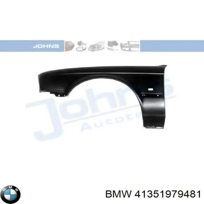Ліве переднє крило BMW 41351979481 ціна, від 98.53 USD