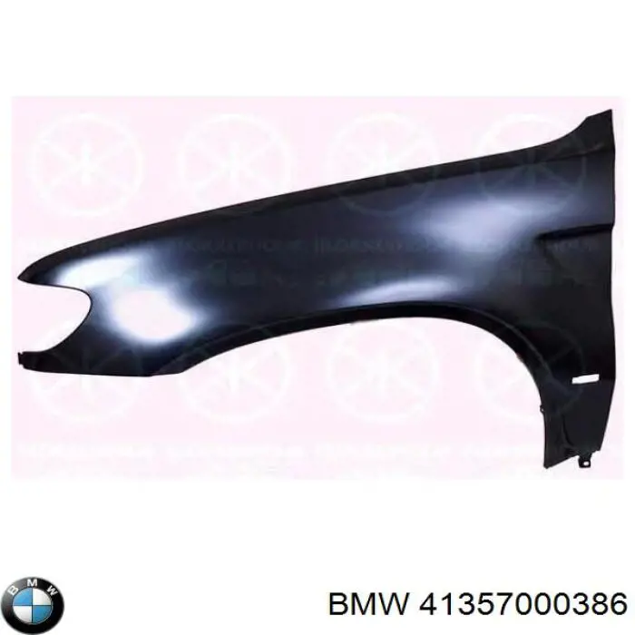 Крило переднє праве BMW 41357000386 ціна, від 88.66 USD
