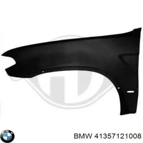 Крило переднє праве BMW 41357121008 ціна, від 50.68 USD