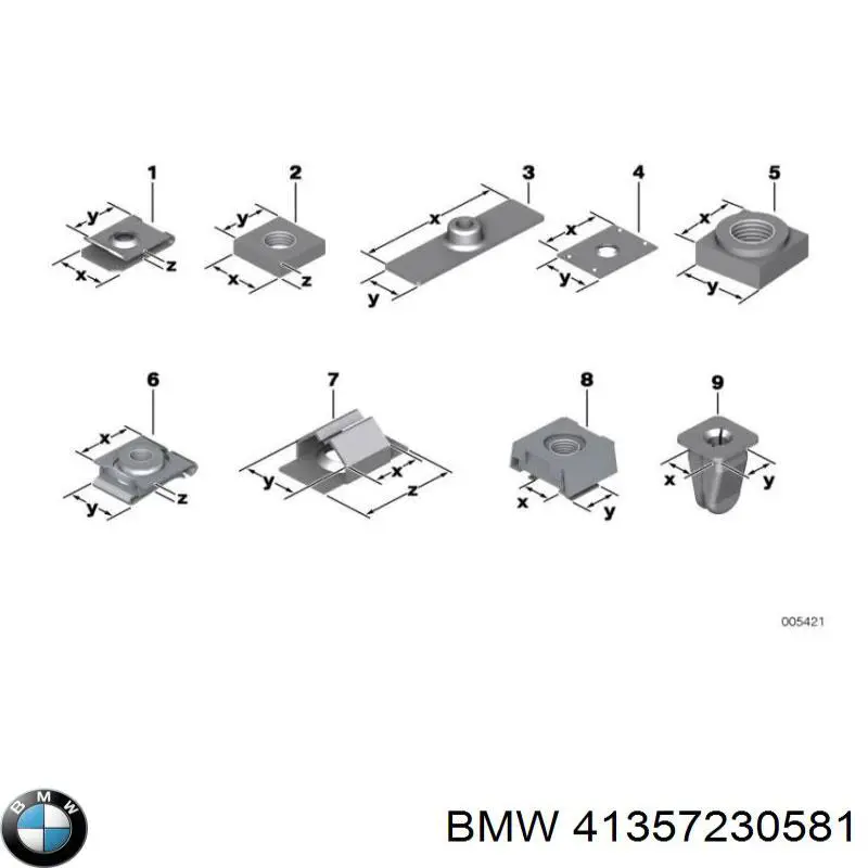  BMW 41357230581 ціна, від 15.52 USD
