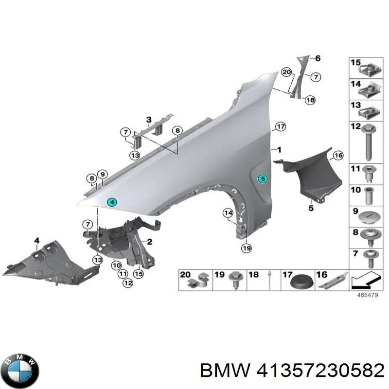  BMW 41357230582 ціна, від 18.98 USD