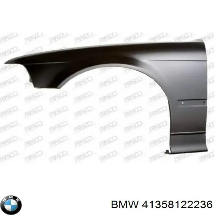Крило переднє праве BMW 41358122236 ціна, від 142.54 USD