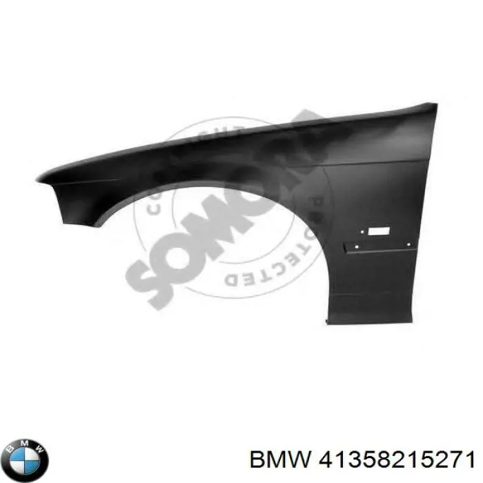 Ліве переднє крило BMW 41358215271 ціна, від 50.92 USD