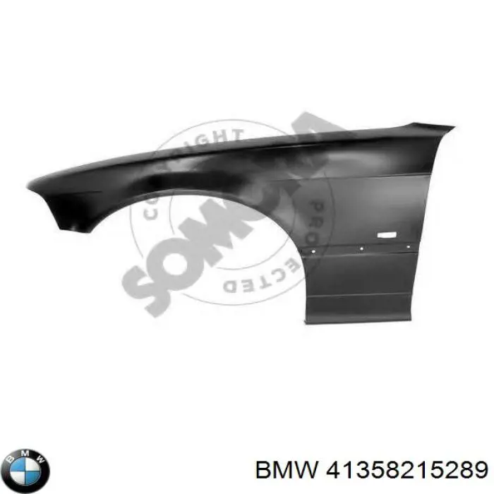 Купити 41358215289 BMW Крило переднє ліве