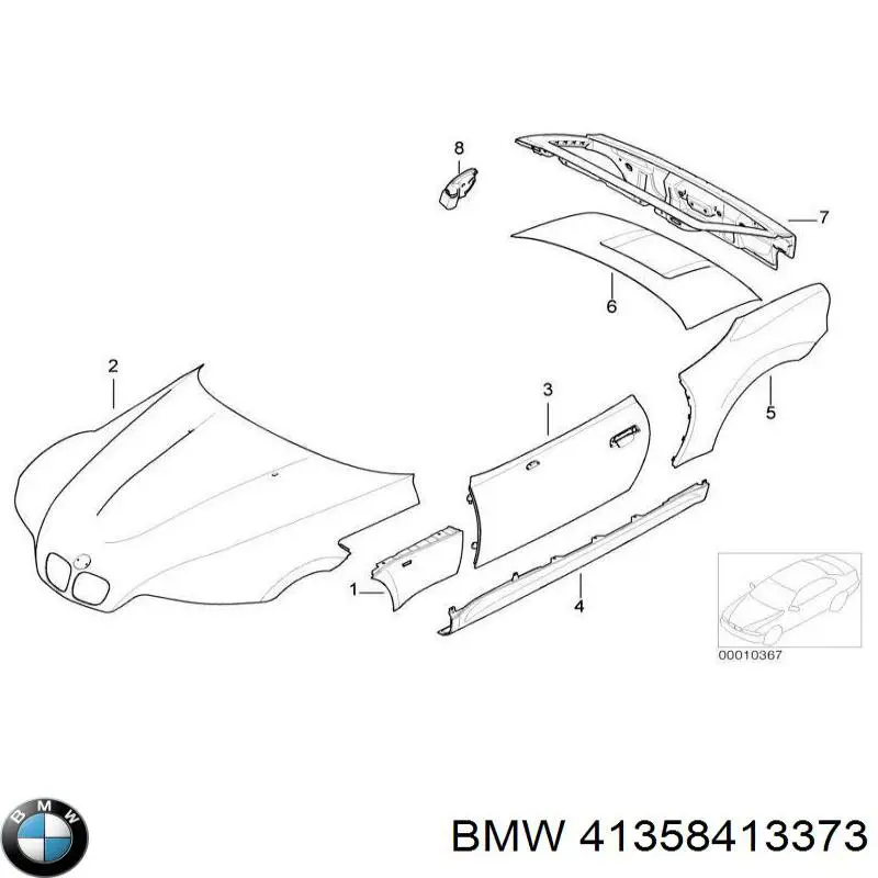 Купити 41358413373 BMW 