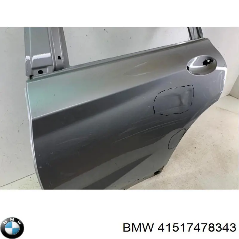41517478343 BMW Двері пасажирськи задні ліві