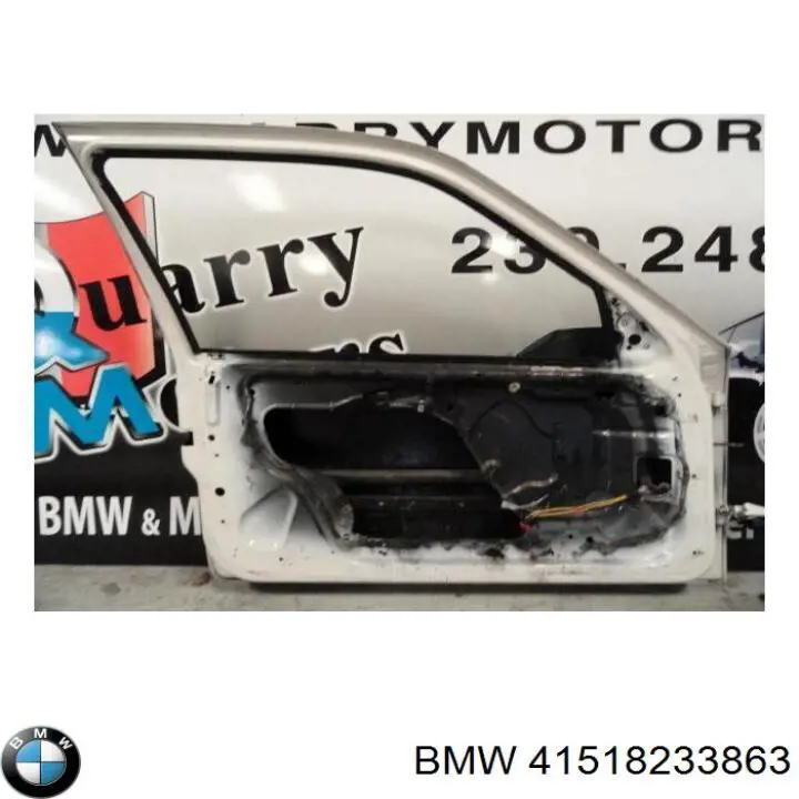 Двері передні, ліві BMW 41518233863 ціна, від 25.40 USD