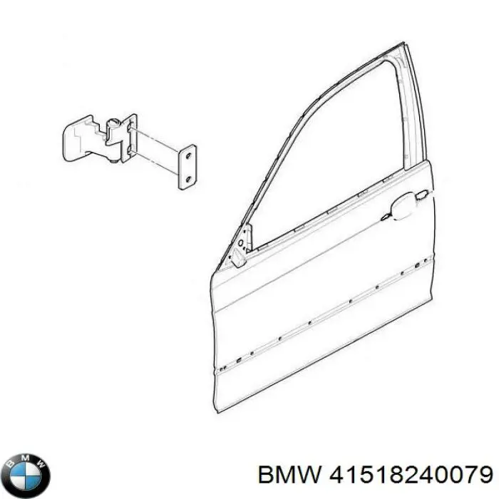 Купити 41518240079 BMW Петля водійських дверей